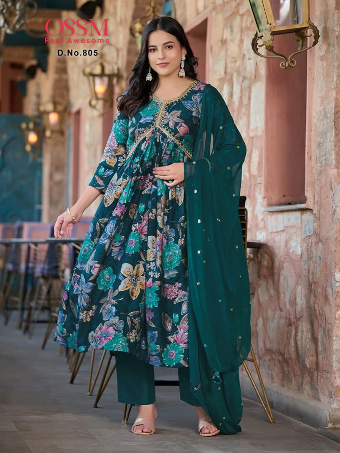 Resham vol 8 By Ossm Alia Cut Readymade Suits Catalog